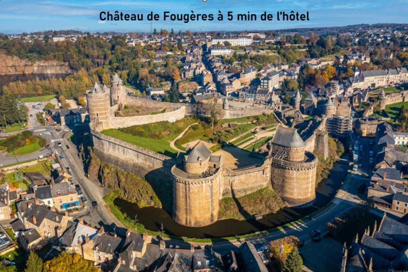 Brit Hotel Du Parc - Fougères Lecousse Esterno foto